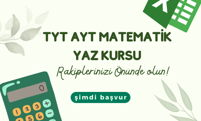 tyt ayt matematik yaz kursu