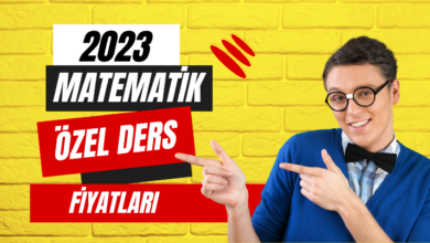 2023 Matemaitk Özel Ders Fiyatları
