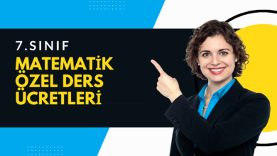 7.Sınıf Matematik Özel Ders Ücretleri