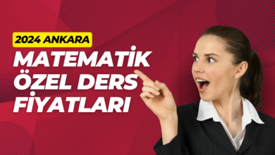2024 Ankara Matematik Özel Ders Fiyatları