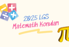 2025 LGS Matematik Konuları