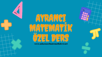 Ayrancı Matematik Özel Ders